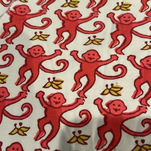 Roller Rabbit Monkey Pajamas in Pink - Petite - Picture 7 of 11